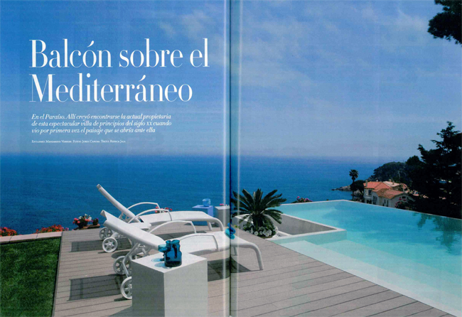 Piscina Reindesa en la revista Interiores