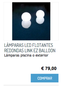 LÁMPARAS LED FLOTANTES REDONDAS LINK EZ BALLOON