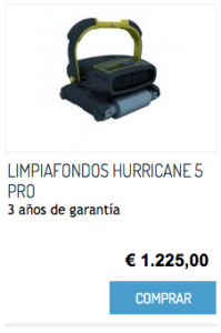 LIMPIAFONDOS HURRICANE 5 PRO